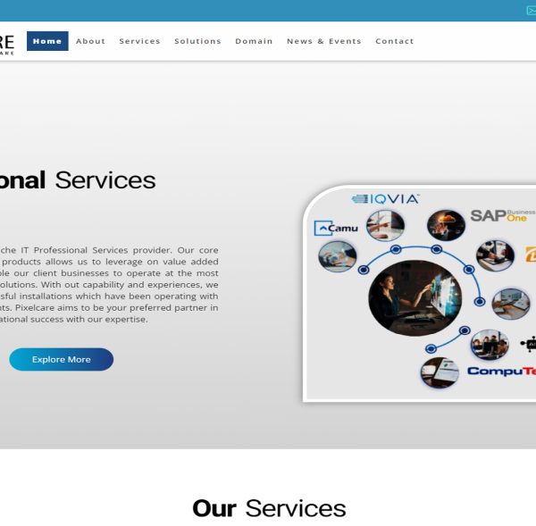 ePastels Portfolio-Pixelcare Website Design